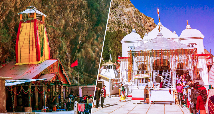 Visit Gangotri and Yamunotri to seek blessings from Goddess Ganga and Goddess Yamuna in the Himalayas.