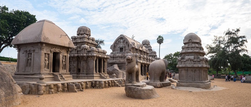 Five Radha's in Mahabalipuram